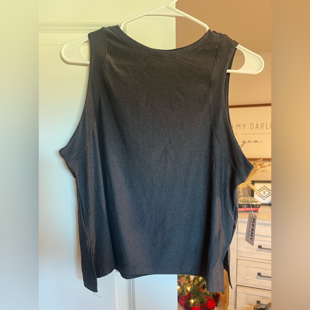 Women's Old Navy Charcoal Gray Tank Top